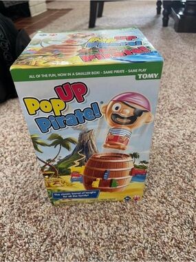 Pop Up Pirate! Kids Game - Colorful Barrel & Pirate Figure